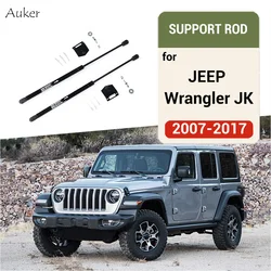 For Jeep Wrangler 2007-2017 JK Car-styling Refit Bonnet Hood Gas Shock Lift Strut Bars Support Rod Stainless Steel Styling