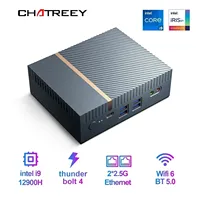 Chatreey Gaming Mini PC IT12  Intel Core i5 1340P  i7 1360P i9 12900H 13900H Desktop Computer 4K@60hz  2x HD 2.5G LAN DP WIFI6