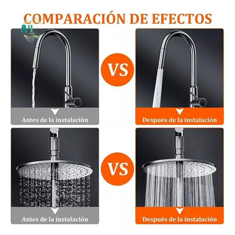 

A40Z-Household Tap Water Booster Pump Safe And Low Noise 150P For Sprinkler Shower Kitchen Hanging Perforation-Free EU Plug