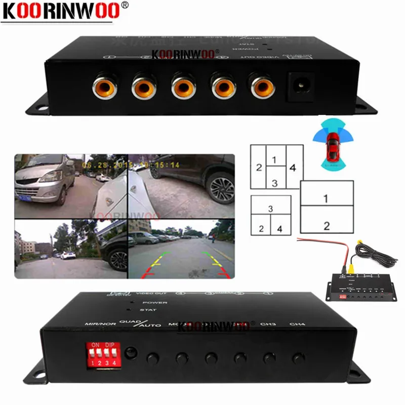 

Car Parktronic Assistance 360 Smart System Split Black Box For Front Side Reversing Camera Vehicle Parking Electronic Accessries
