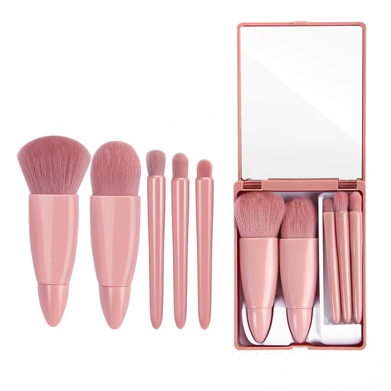 Ensemble de pinceaux de maquillage professionnels pour femmes, mini pinceaux de maquillage portables, pinceau fard à barrage, fibre douce, intérieur Mayor