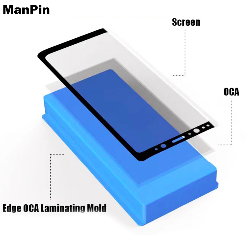 

3K Универсальный OCA ламинатор, коврик, форма для склеивания поверхности для изогнутого края ЖК-экрана, замена инструмента для ремонта мобильных телефонов