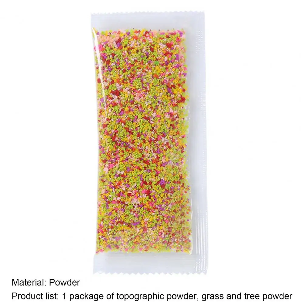 5 جرام مسحوق شجرة العشب خالي من الرائحة وغير حساسية صديق للبيئة سهل التشغيل مسحوق رمل عشب ثابت يتدفقون لنموذج البناء #5