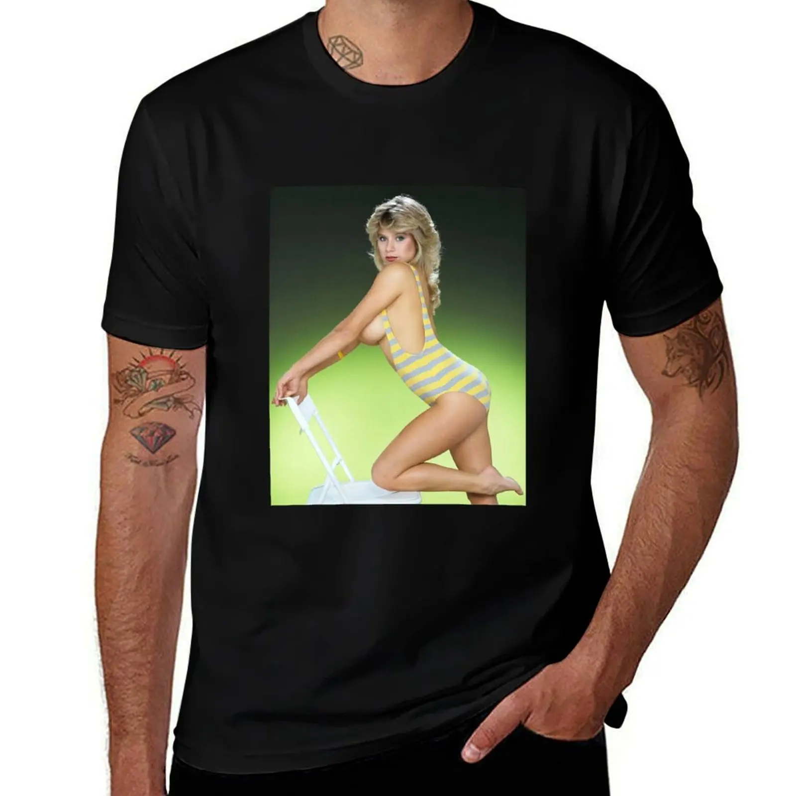 Adventure Legend Lightning Thief Samantha Fox Sexy Poster Cool T-Shirt Basic Regular Fit Casual T-Shirt