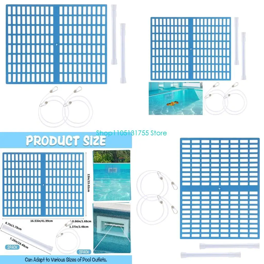 K0EF Backyard Pool Opening Filter Set with Water-Pass Panel Layout