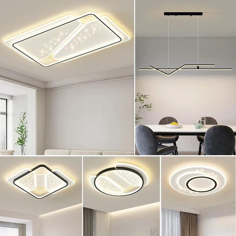 Living room light, simple, wind ceiling light, new model, full spectrum eye protection, room