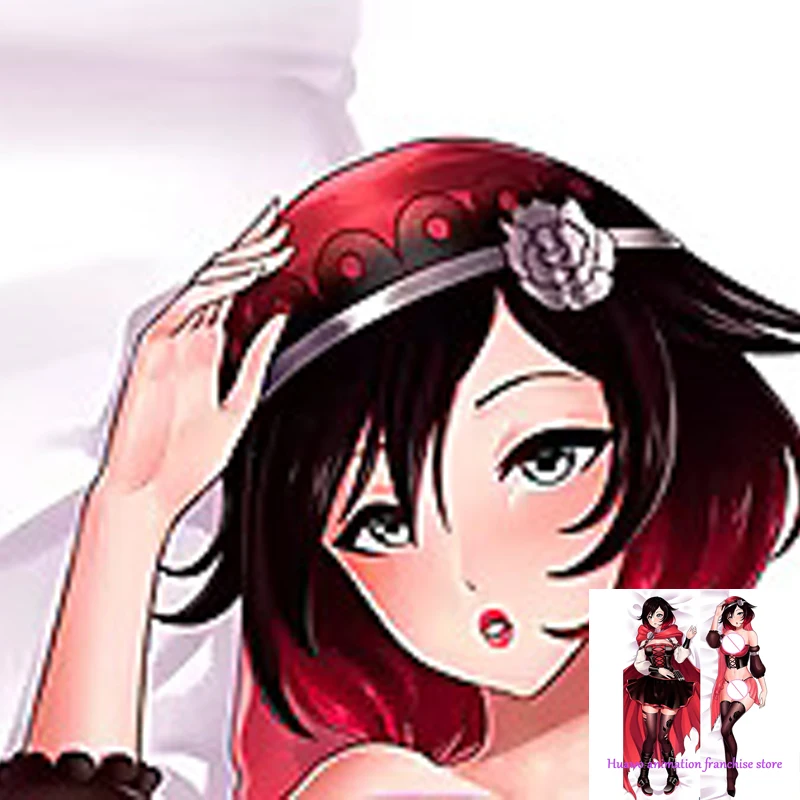 

Dakimakura Anime Pillow Case Ruby Rose body Pillow Cover Halloween Christmas Decoration 2023