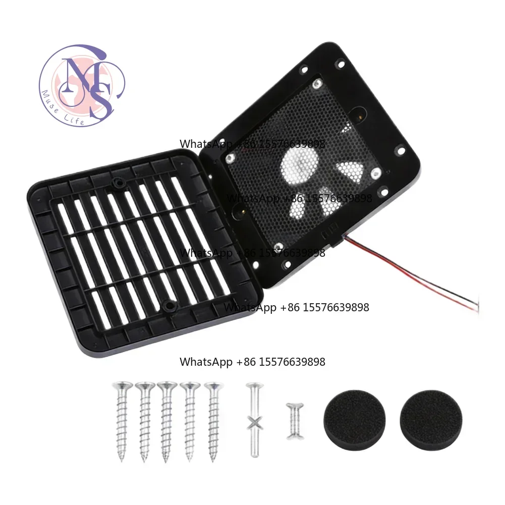 12V RV Vent Exhaust Fan, Powerful Air Circulation Camper Ventilation Accessory