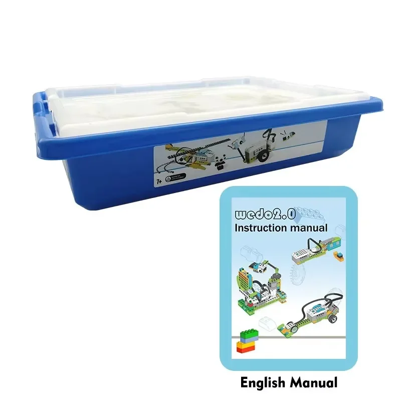 WeDo 2.0 Educatieve Functies Onderdelen Compatibel 45300 Core Set Bouwstenen DIY Speelgoed Kerstcadeaus Laadversie