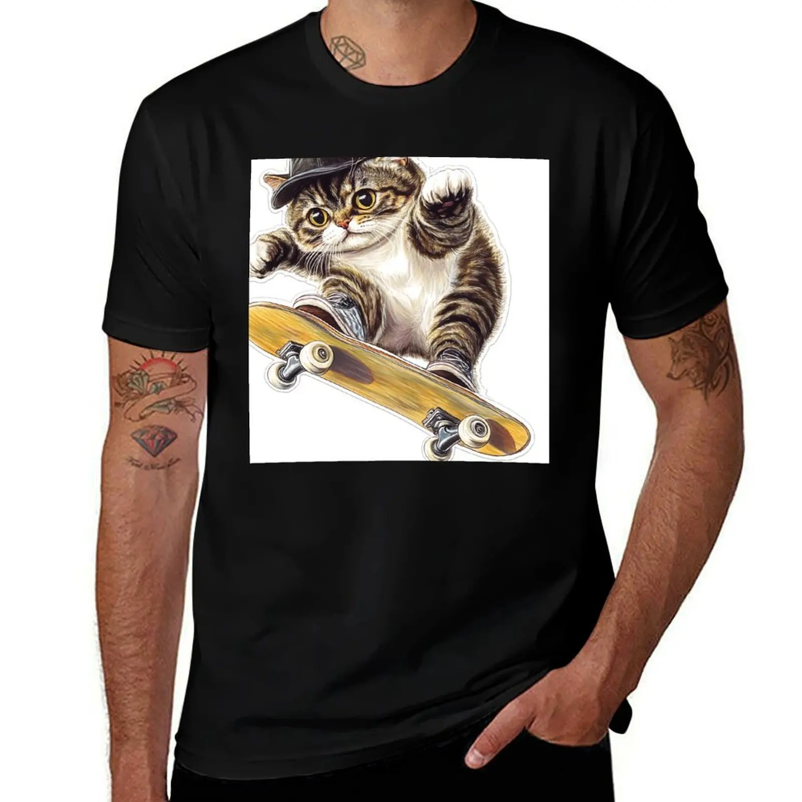 

Cat 4096 T-Shirt plus size clothes custom t shirt anime figures for a boy mens shirts graphic tee