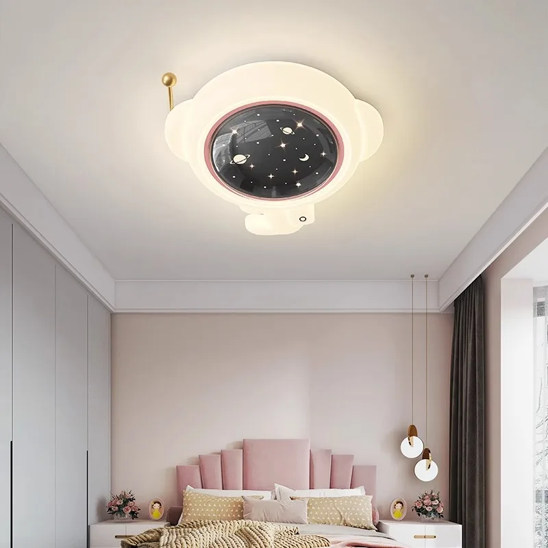 

2 new bedroom lights Puri full spectrum eye protection cream wind cartoon astronaut ceiling