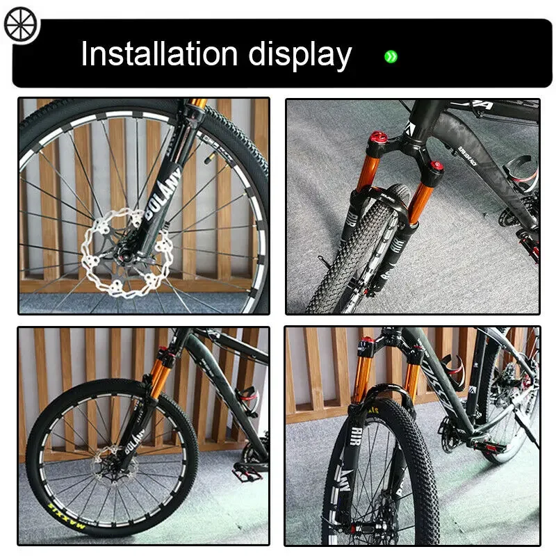 BOLANY Bicycle Fork 26/27.5/29 Inch Mountain Bike Fork Ultralight Air Suspension MTB Forks 100mm Travel Fit Disc Brake