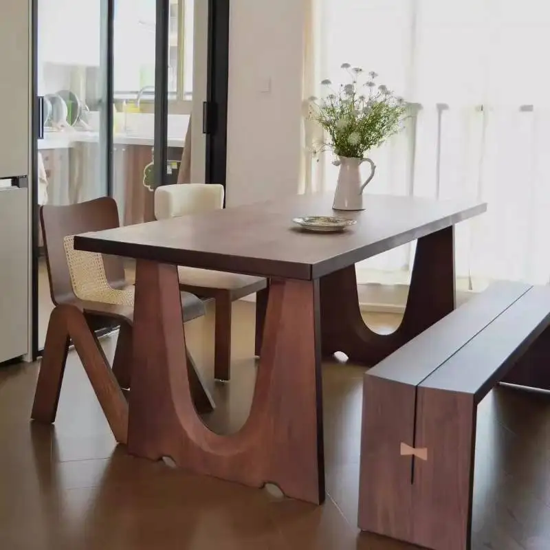 

Reading Wooden Dining Tables Square Office Kitchen Industrial Dining Tables Manger Coffee Mobili Arredamento Casa Furniture