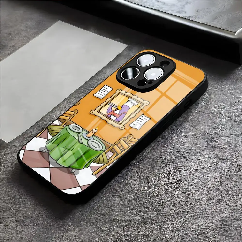 Game Club P-Pinguin Handyhülle für iPhone 17 Air 16 E Pro Max 15 14 13 Mini 12 Pro 11 Max Plus Schwarze Glasabdeckung