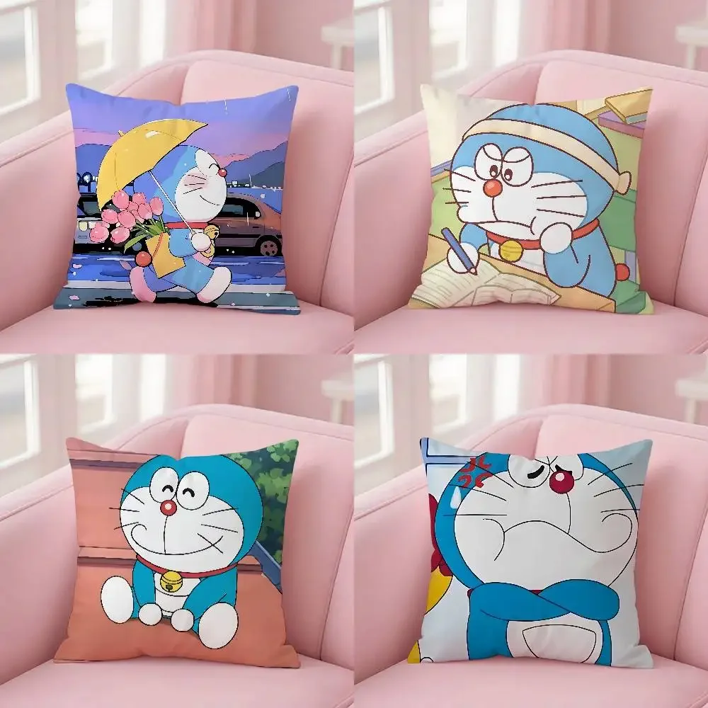 G-DoraemonS Funda de almohada Fundas de almohada Decoración del hogar Decoración de la sala de estar Fundas de cojín
