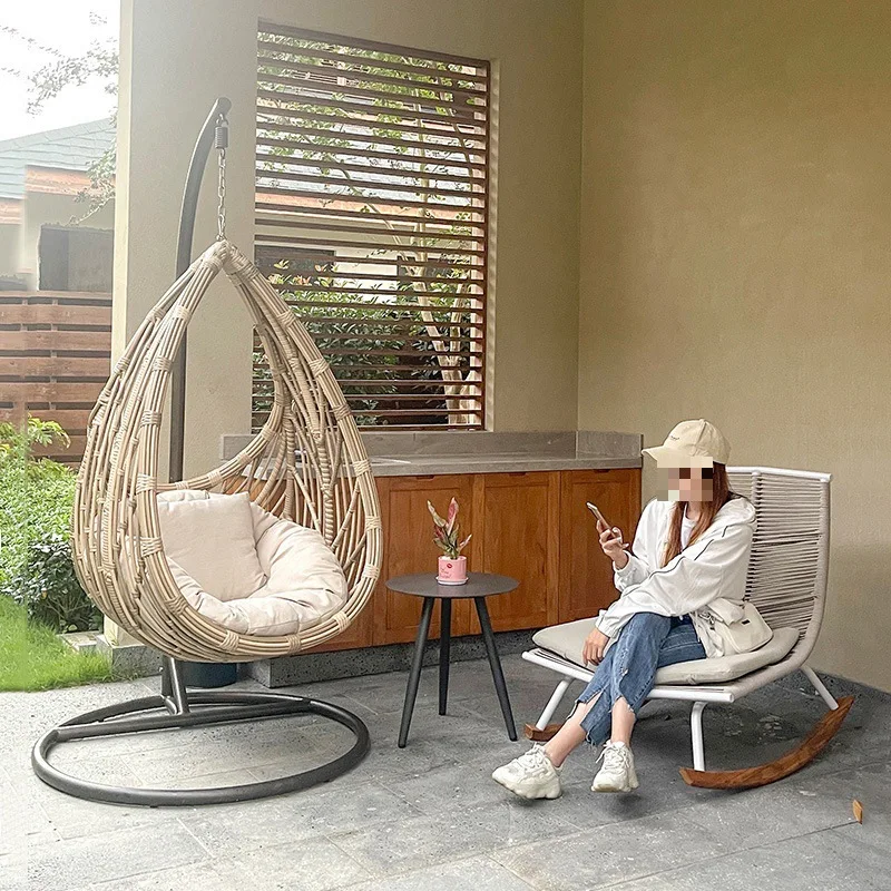 Balcony household gondola leisure gondola indoor swing girl bedroom hammock outdoor rattan chair Bird's Nest cradle chair