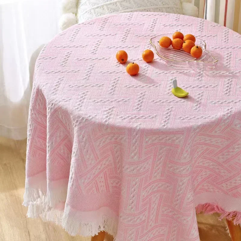 

Small square tablecloth, thick and thickened rectangular dining table mat, bedside table cover DAN398