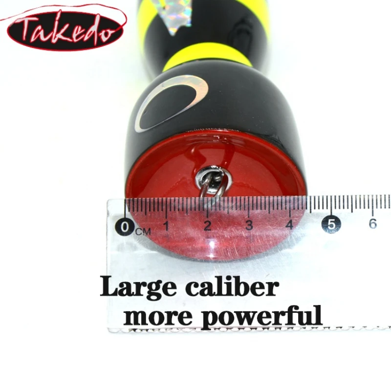Takedo señuelo madera flotante Swimbait Topwater Wobbler lucio atún - imagen 3