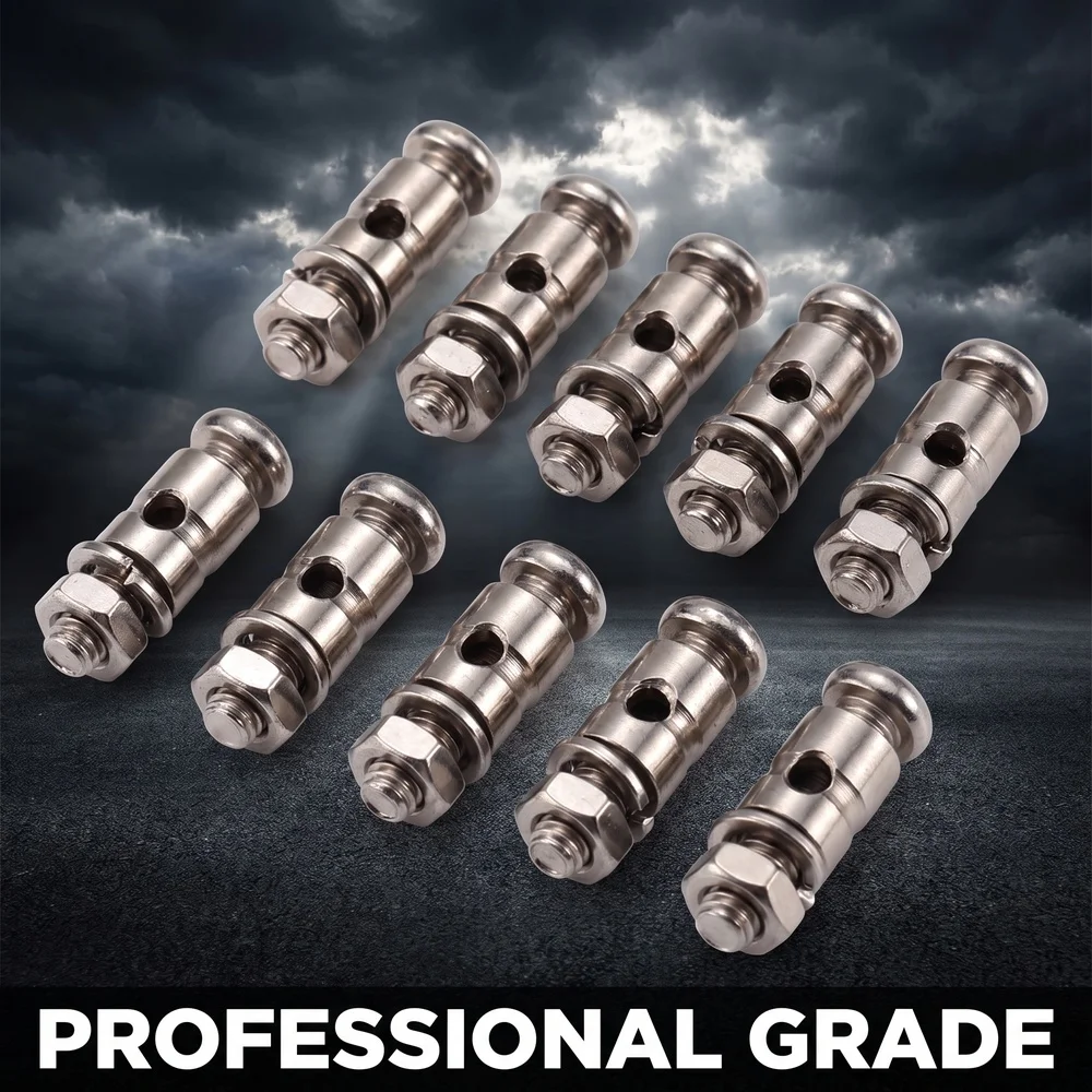 20 pcs RC Plane Parts Replacement Pushrod Connectors Linkage Stoppers D1.3/1.8/2.1/3.1mm For Model Airplane