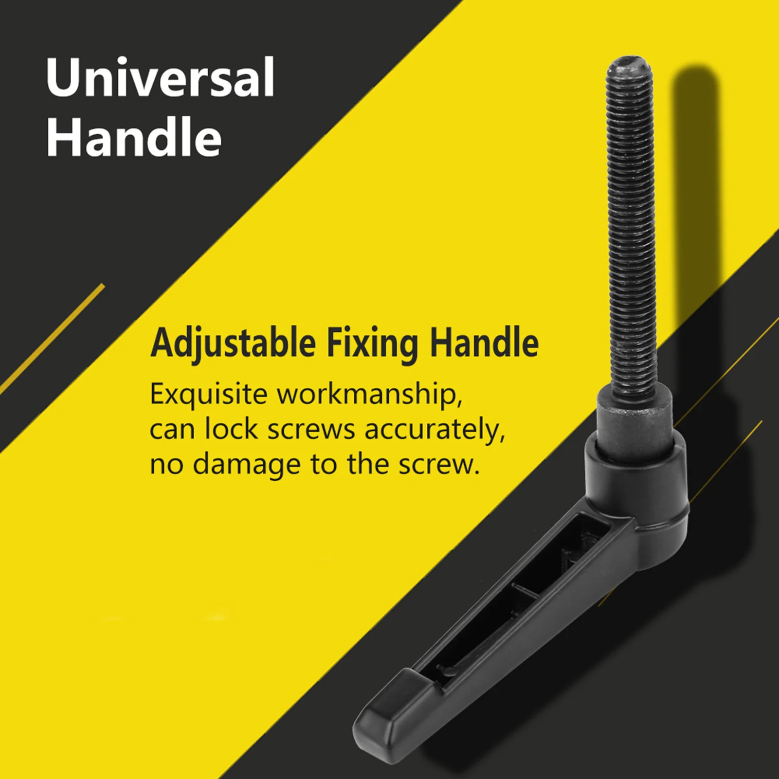 メスネジ固定ハンドル 金属製マシンノブ 調整可能な固定ハンドル M8 オスネジ オスネジ調整可能なハンドル