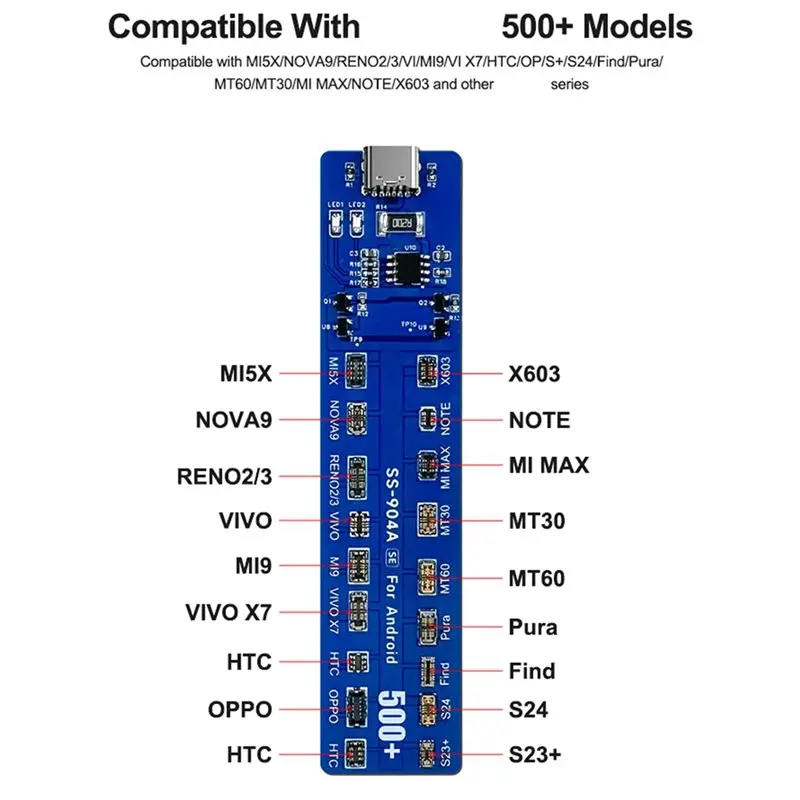 ~【A48T HOT】SS-904A SE Universal For Most Mobile Phone Models Battery Activator Board With Auto Polarity Android Repair Tool