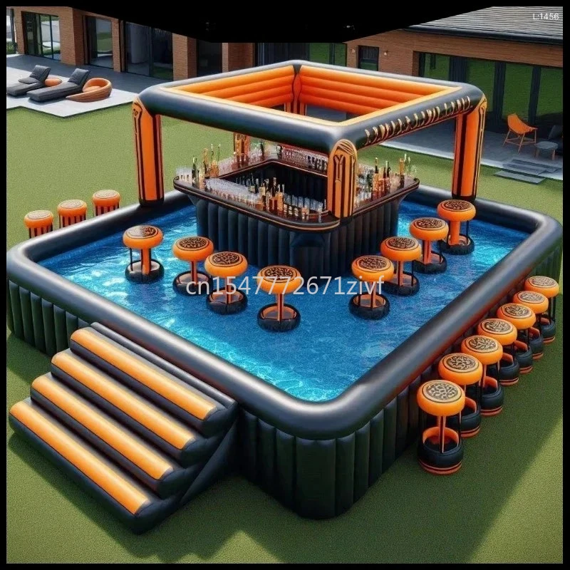 

Надувной бар для сиденья для бассейна, надувной плавающий басейн для заднего двора, новый дизайн, надувной басейн