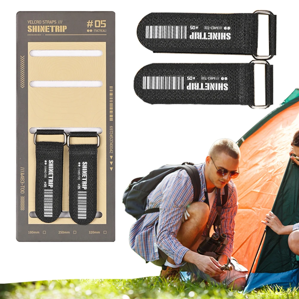 Tie Down Lashing Straps Nylon Encrypted Reusable Strongly Sticky Multi-Purpose Tie Down for Ground Stake Flashlight Spice Bottle