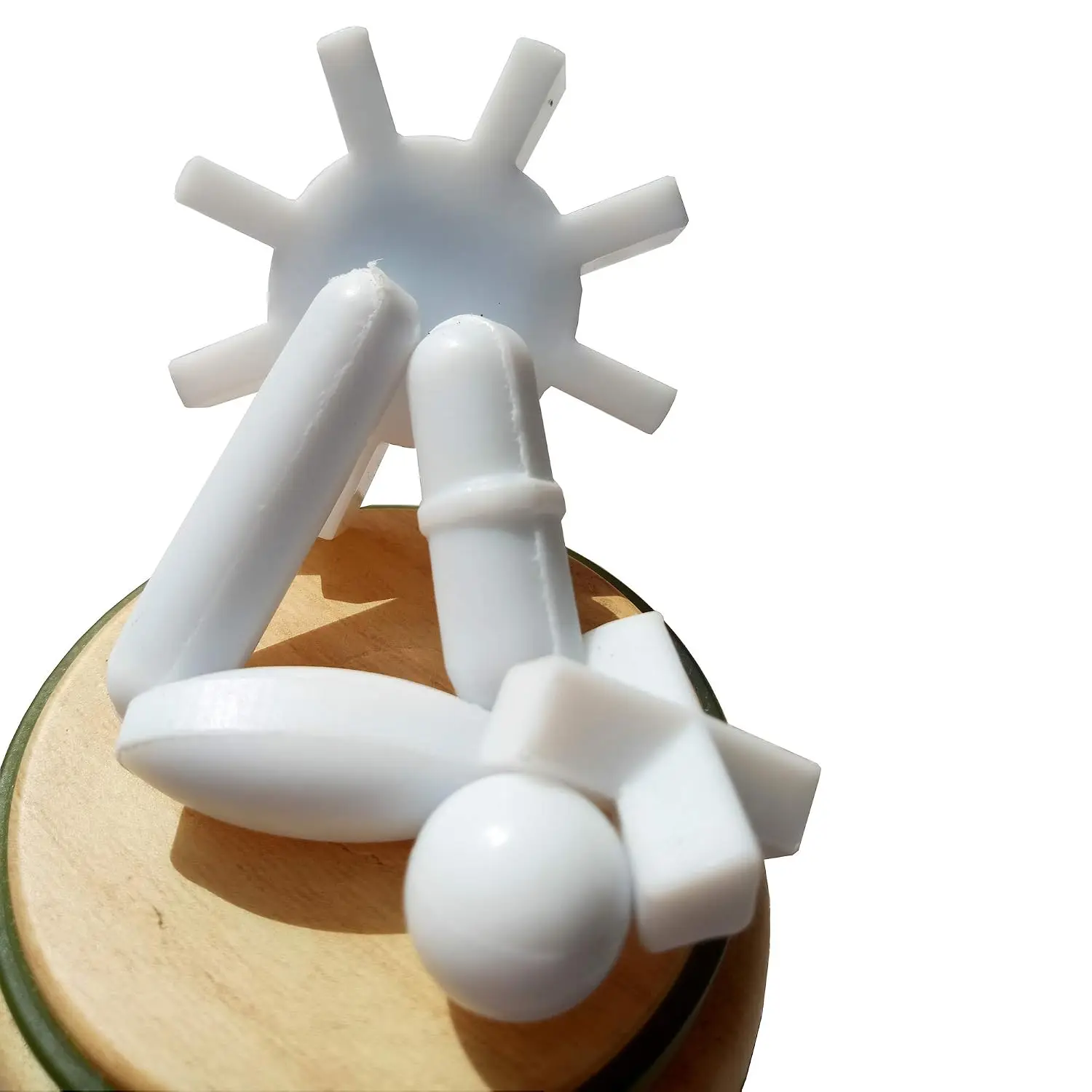 Magnetic Stirrer Stir Bars Mixer Stiring Rod : 6 Shapes + Magnetic Retriever PTFE Magnetic Stir Bar Lab Stirrer Laboratory Use