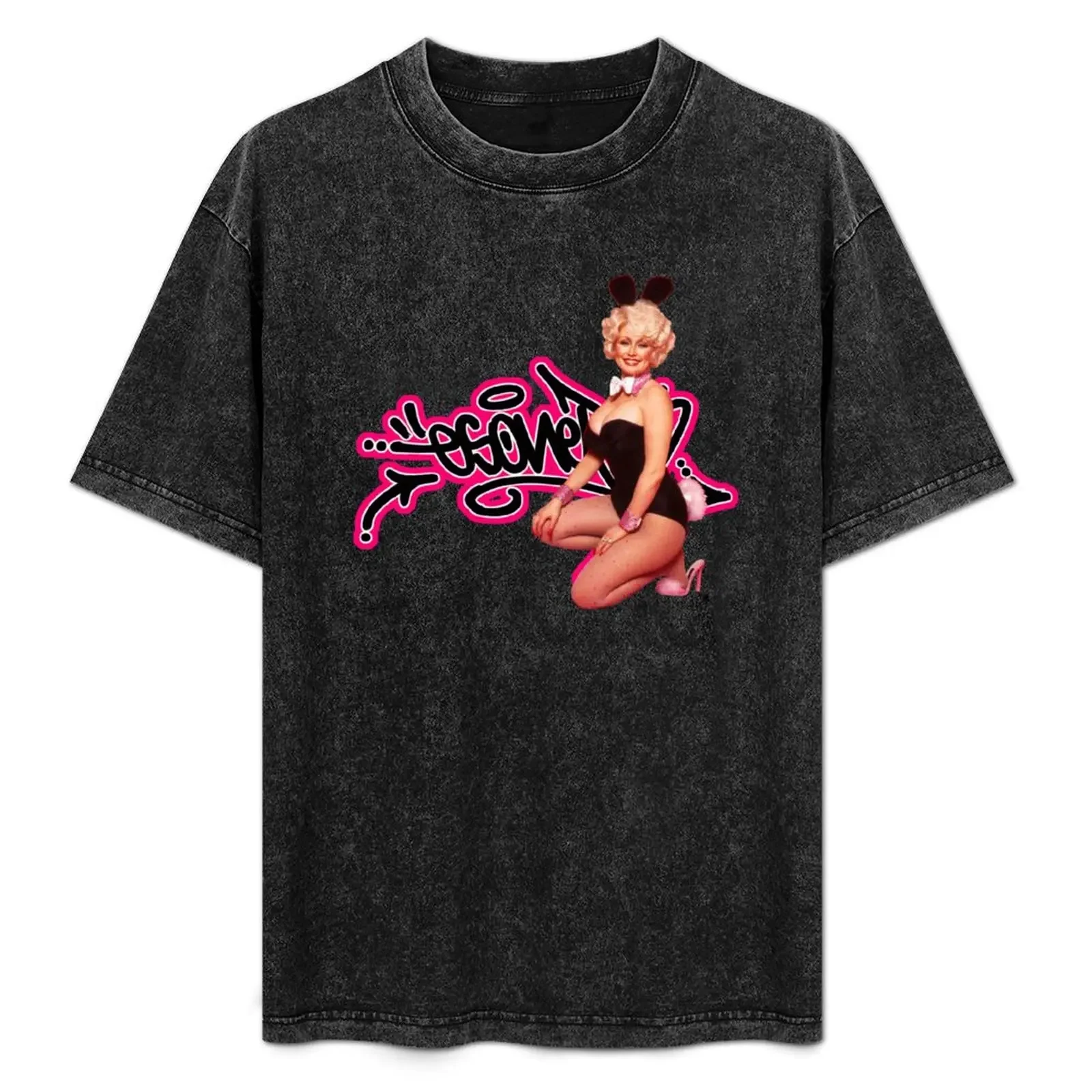 

PINUP DOLLY PARTON ESONER TAG URBAN GRAFFITI STREET STYLE T-Shirt cotton man t-shirts anime t shirts boys whites t shirt men