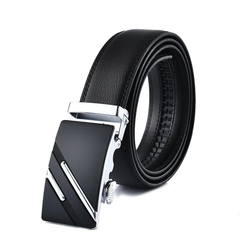 

Automatic Men's Belt Business Casual Stylish Pants Belt for Middle-aged Youth Korean Fashion Waistband