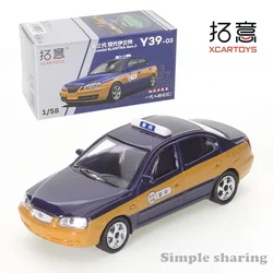 XCARTOYS Miniature Car Model Alloy Beijing Elantra Taxi Friends Gifts Collect Ornaments Diecasts & Toy Vehicles Kids Toys Boys