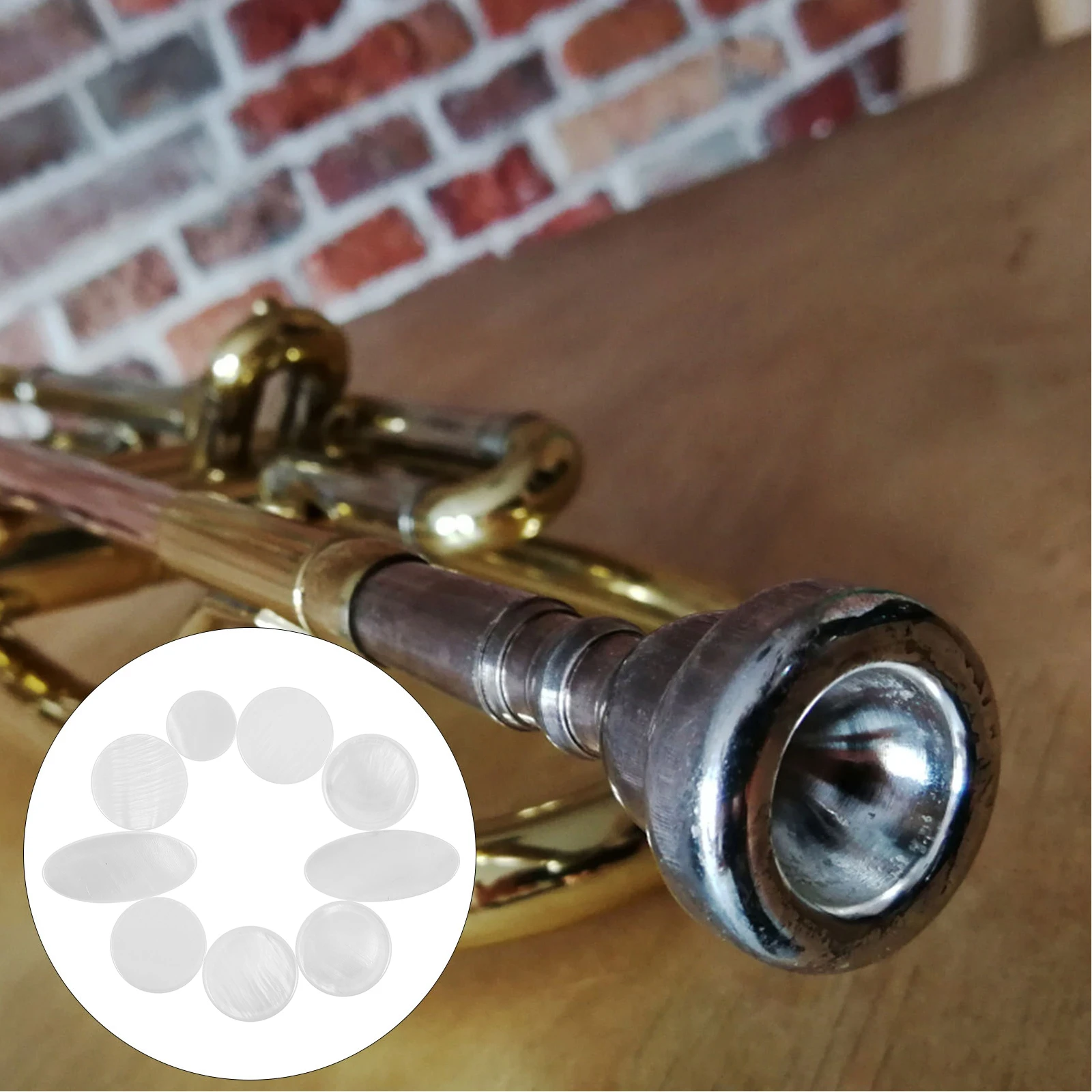 

9 Pcs Saxophone Button Buckle Key Inlays Accouterments Instrument Equipment Accessories Attachments Components