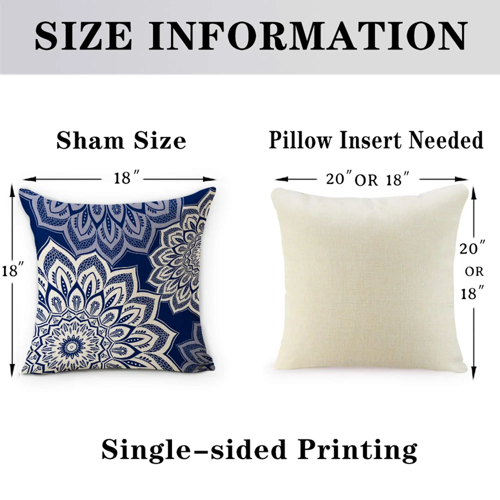 Dark blue geometric petal linen pillowcase sofa cushion cover home decoration can be customized for you 40x40 45x45 50x50 60x60