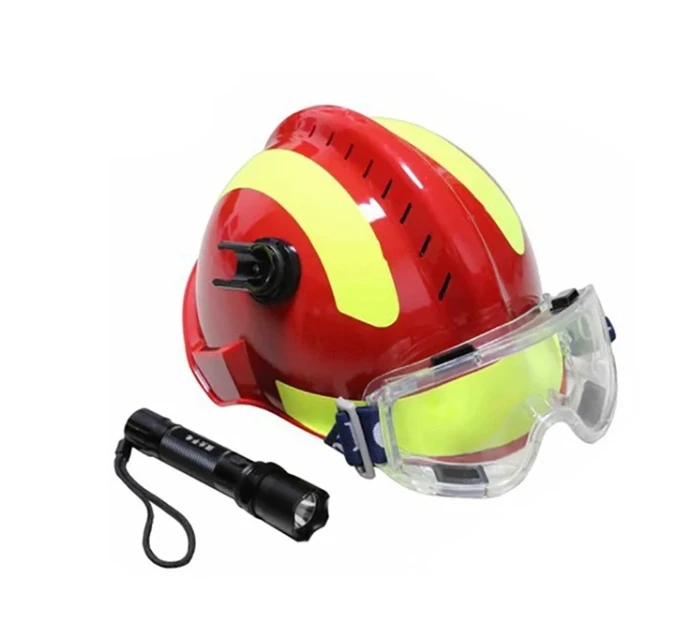 Fireman Helmet Safety Rescue Helmet Firefighters Equipment Emergency Rescue Fire ABS Protective Helmet