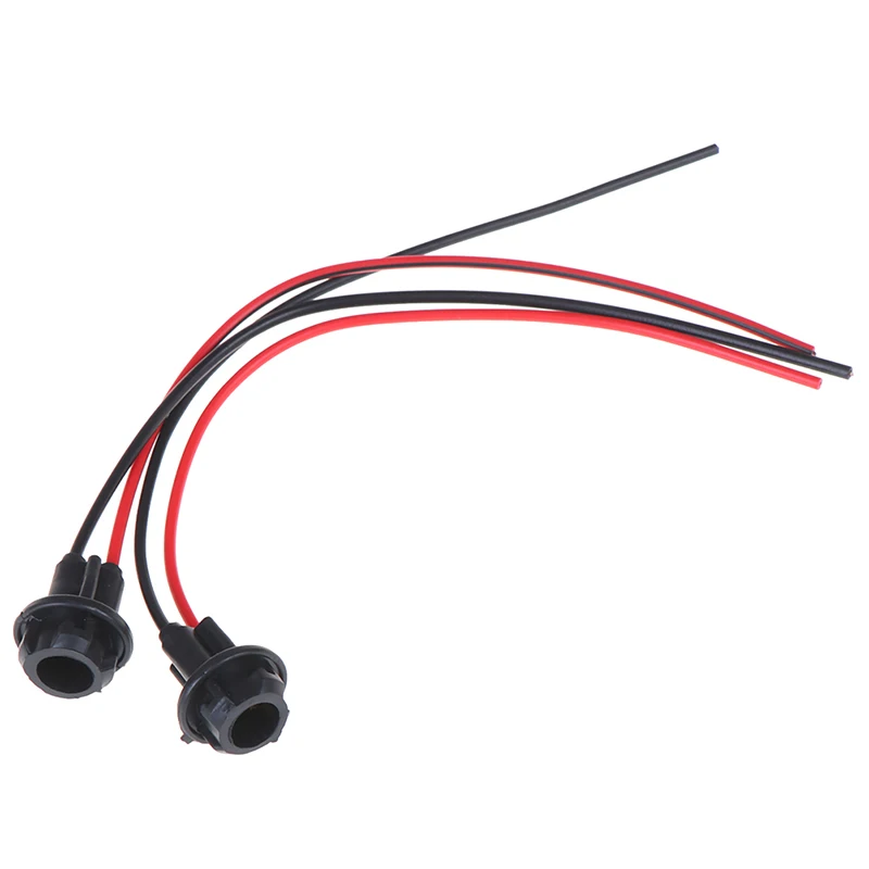 2 PCS/Lot T10 W5W 168 194 Dashboard Gauge LED Light Lamp Bulb Fog lights Socket Holder for Auto Car