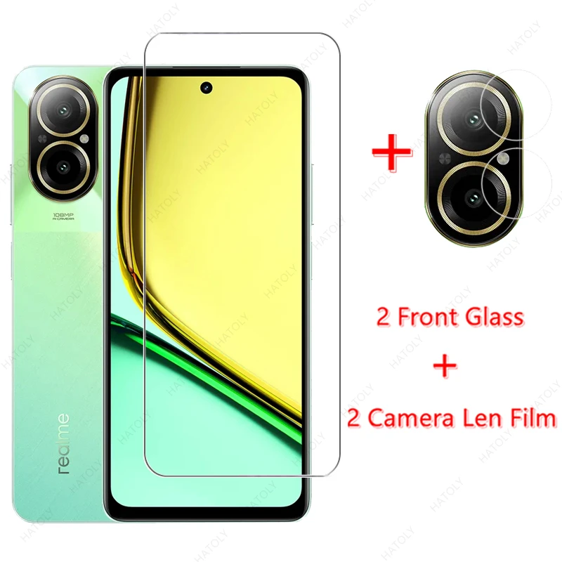 Стекло для Realme 12 Lite, закаленное стекло для Realme 12 Lite, жесткая защитная пленка для переднего экрана, защитная пленка для камеры телефона, Lenovo Film для Realme 12 Lite