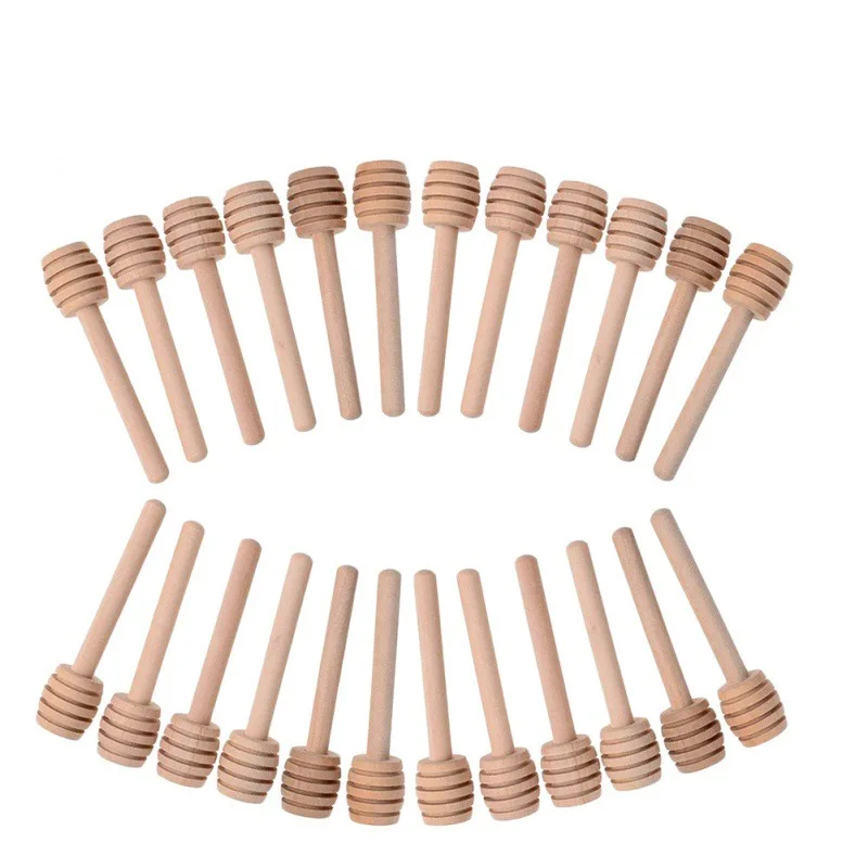 5000pcs 8cm MINI Wooden Honey Dippers Wedding Favors Free Shipping