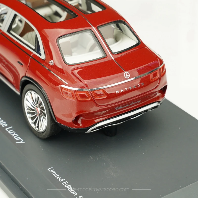 1:43 Mercedes Benz Maybach Vision Deluxe diecast alloy model, children\'s collection of decorative toys, children\'s holiday gifts