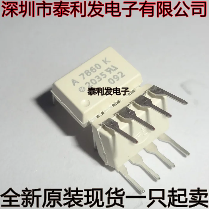 1PCS Imported Direct Insertion Optocoupler A7860K A7860L HCPL-7860 000E DIP8 Brand New Stock IC