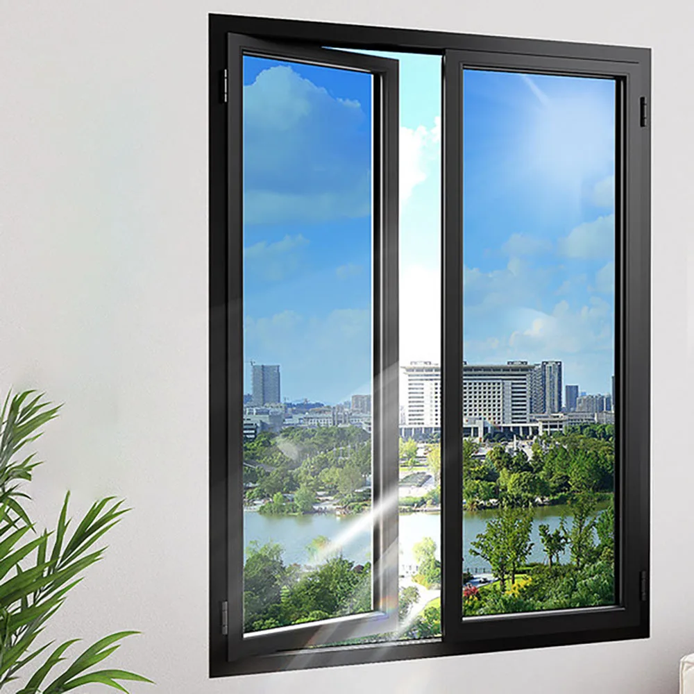 

Двусторонняя прозрачная пленка, декоративная наклейка на солнцезащитное стекло, термостойкая декоративная пленка для окон, спальня, гостиная