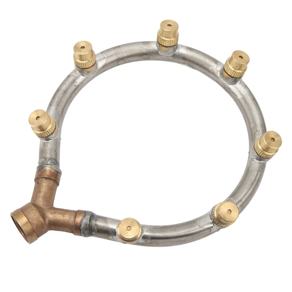 Stainless Steel, Copper Annular Nozzle Multifunctional 7/10/15/20 Heads Multi Head Nozzle M14x1.5 Mm Female Thread