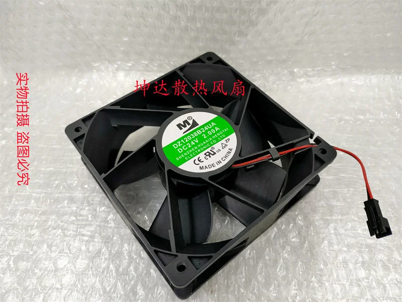 M DZ12038B24UA Server Cooling Fan DC 24V 2.0A 120x120x38mm 2-Wire