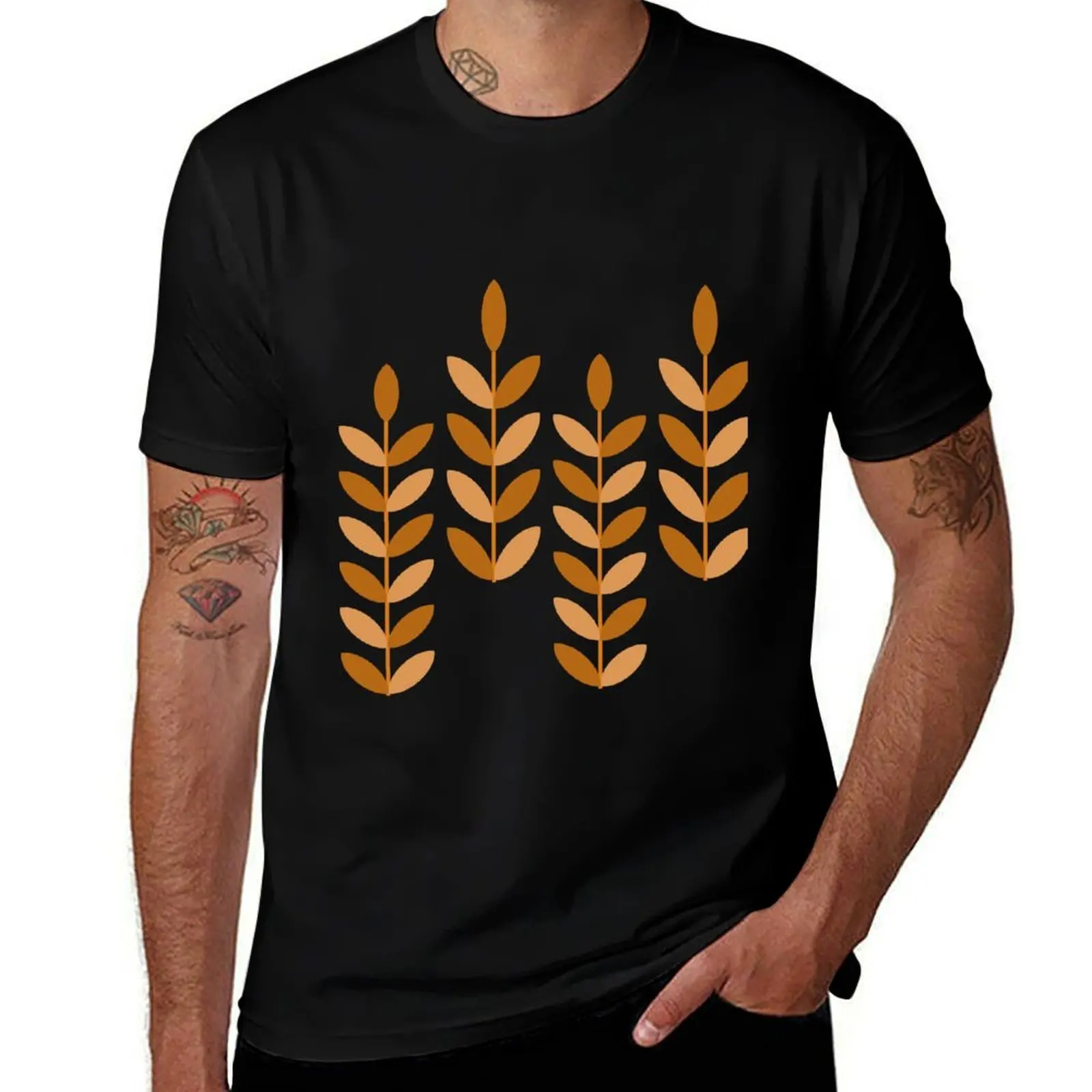 

Leaves brownie T-Shirt Luxury man summer 2025 designer shirts essential t shirt men tshirt