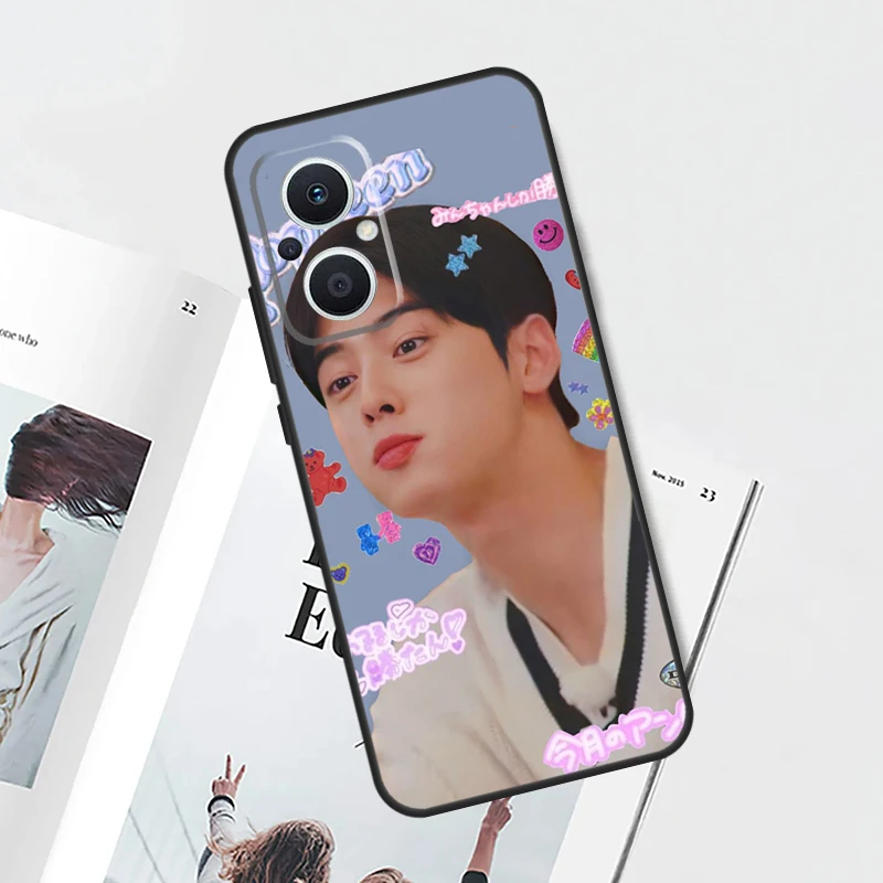 Cha Eun Woo TV True Beauty Kpop Case For OPPO Reno 10 8 Pro 4Z 5Z 4 5 6 7 Lite 8T OPPO Find X5 Lite X6 Pro X3 X2 Neo Cover