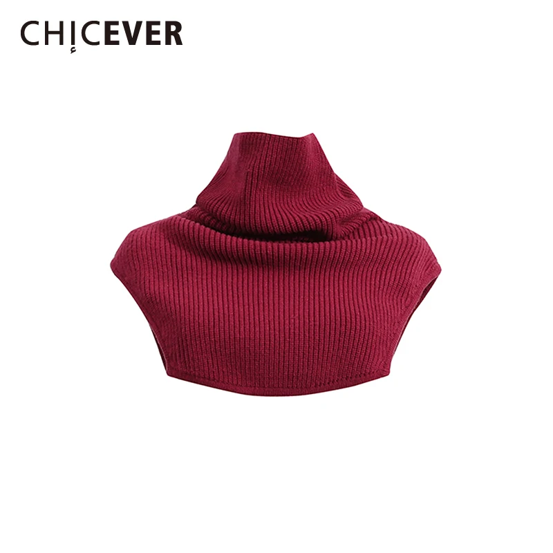 

CHICEVER однотонный базовый свитер с поясом, женская водолазка без рукавов, утягивающий дизайн, женские свитера, осенняя модная стильная одежда