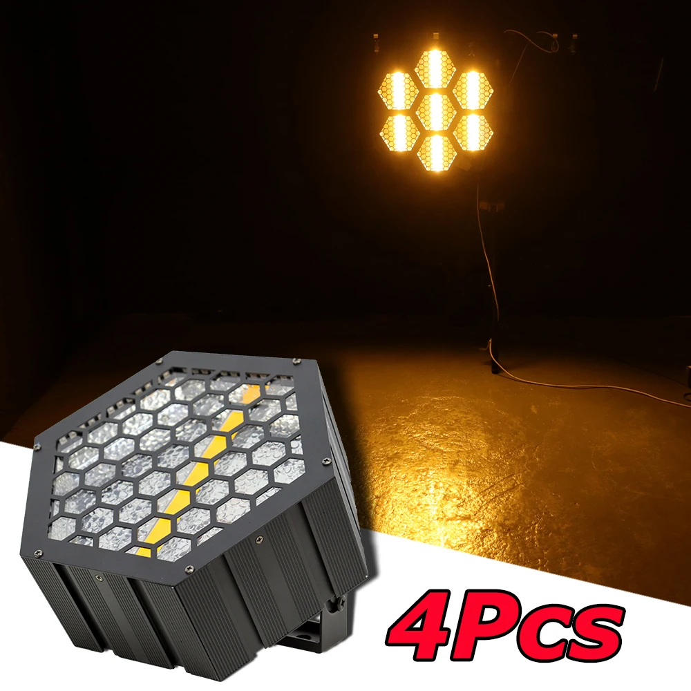 

4Lot/Pcs 60W RGB LED Stitching Retro Flash Light DMX512 DJ Sound Party Equipment flashing lights dance Disco Stage Effect Light