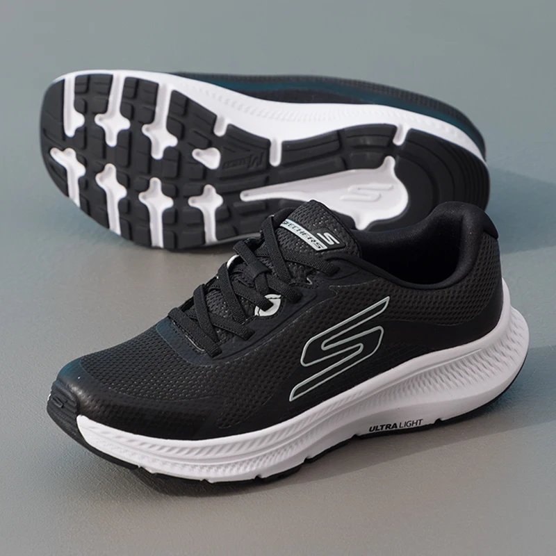 Skechers Zapatos deportivos para mujer, entrenamiento físico, caminar, ejercicio, amortiguación, resistentes al desgaste, ligeros, transpirables, zapatos para correr 128650-Bkw