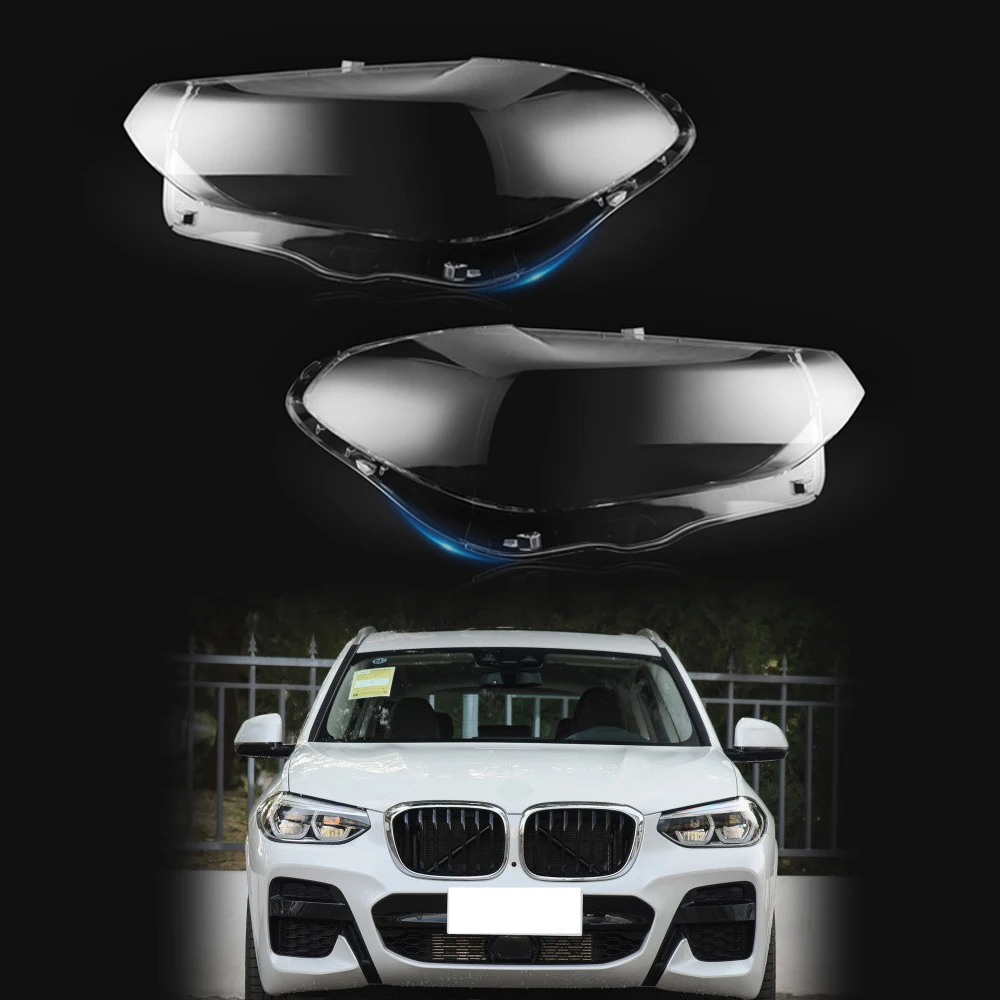 

For BMW X3 X4 G08 2018 2019 2020 2021 Car Headlight Lens Headlamp Cover Lamp Shell