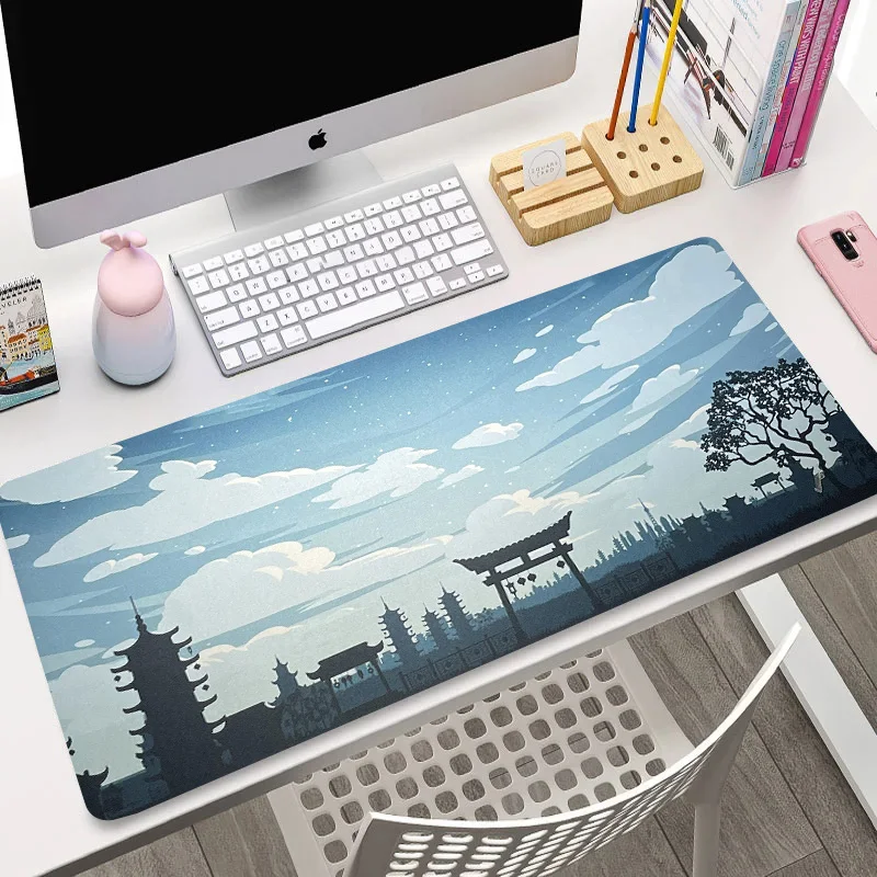 

Art Design Mouse Pad Gamer Keyboard Mat Xxl Gaming Tables Accessories Office Computers Mousepads 40x90x3mm Carpet Extended Pads