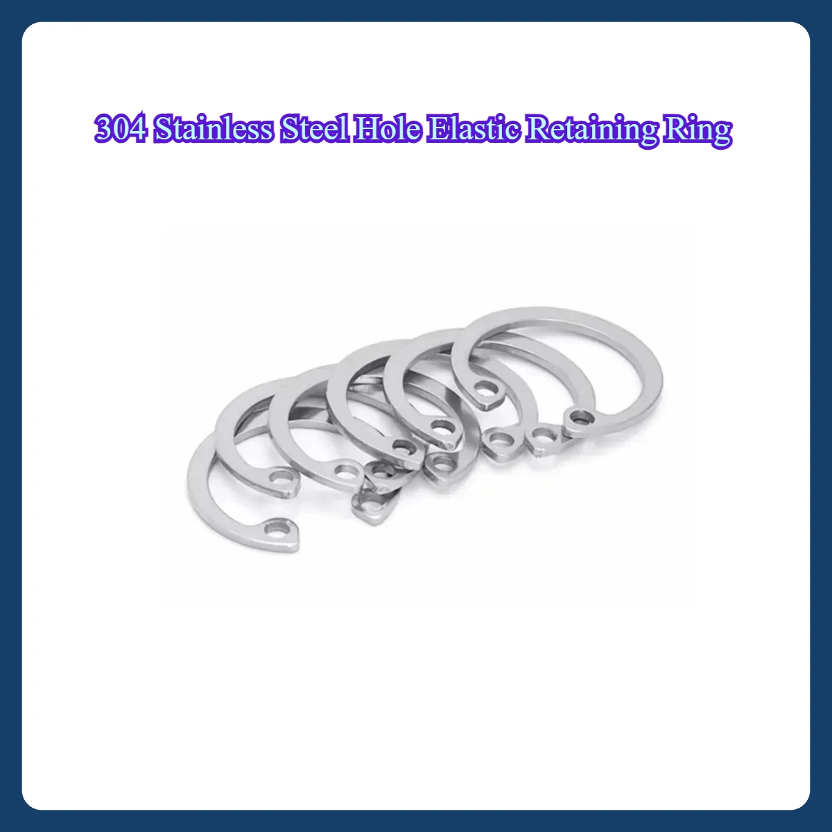 

304 Stainless Steel Hole Elastic Retaining Ring / A Type Inner Snap Ring / C-Type Snap Ring M8-M180